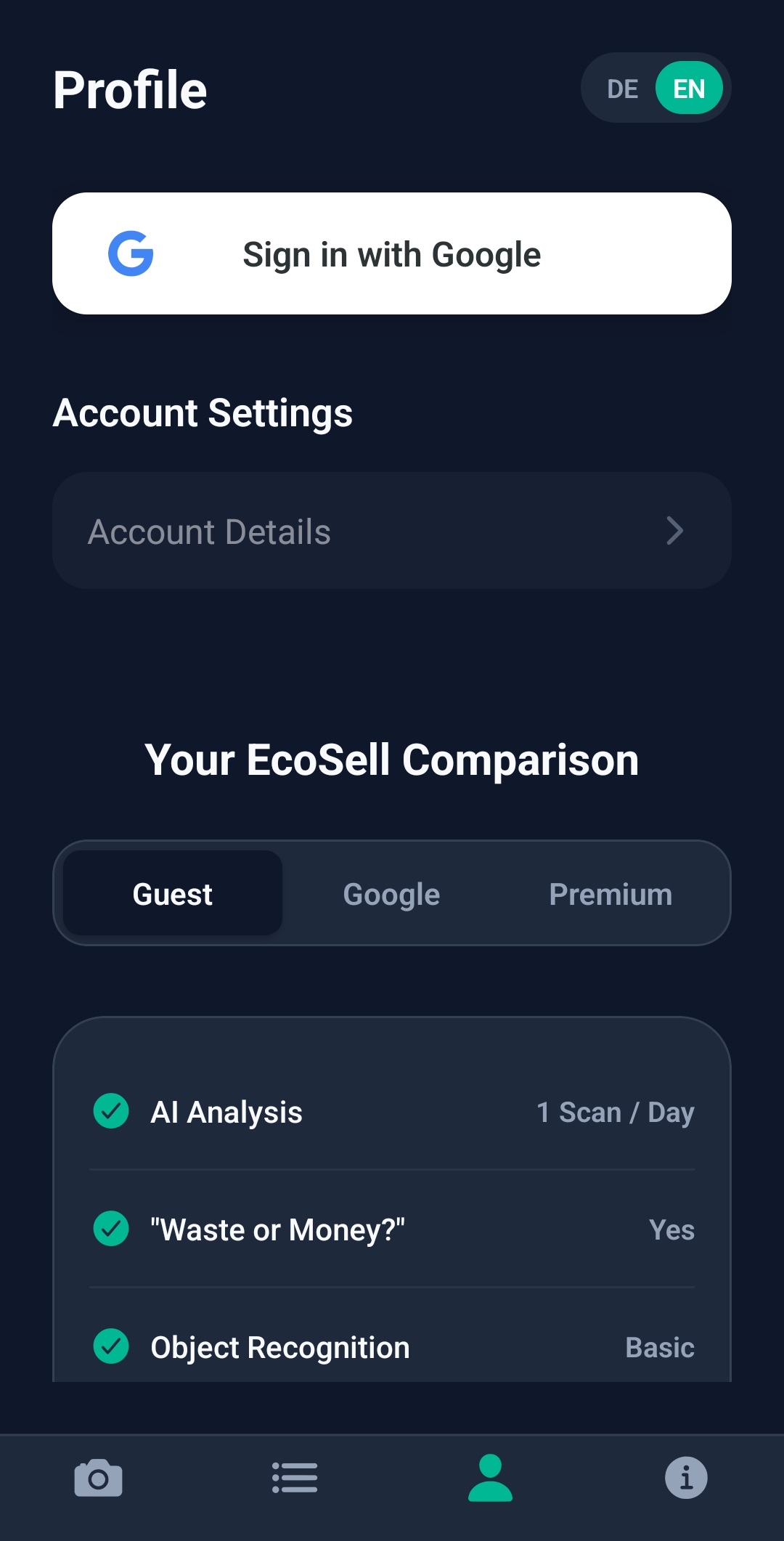 EcoSell App 3