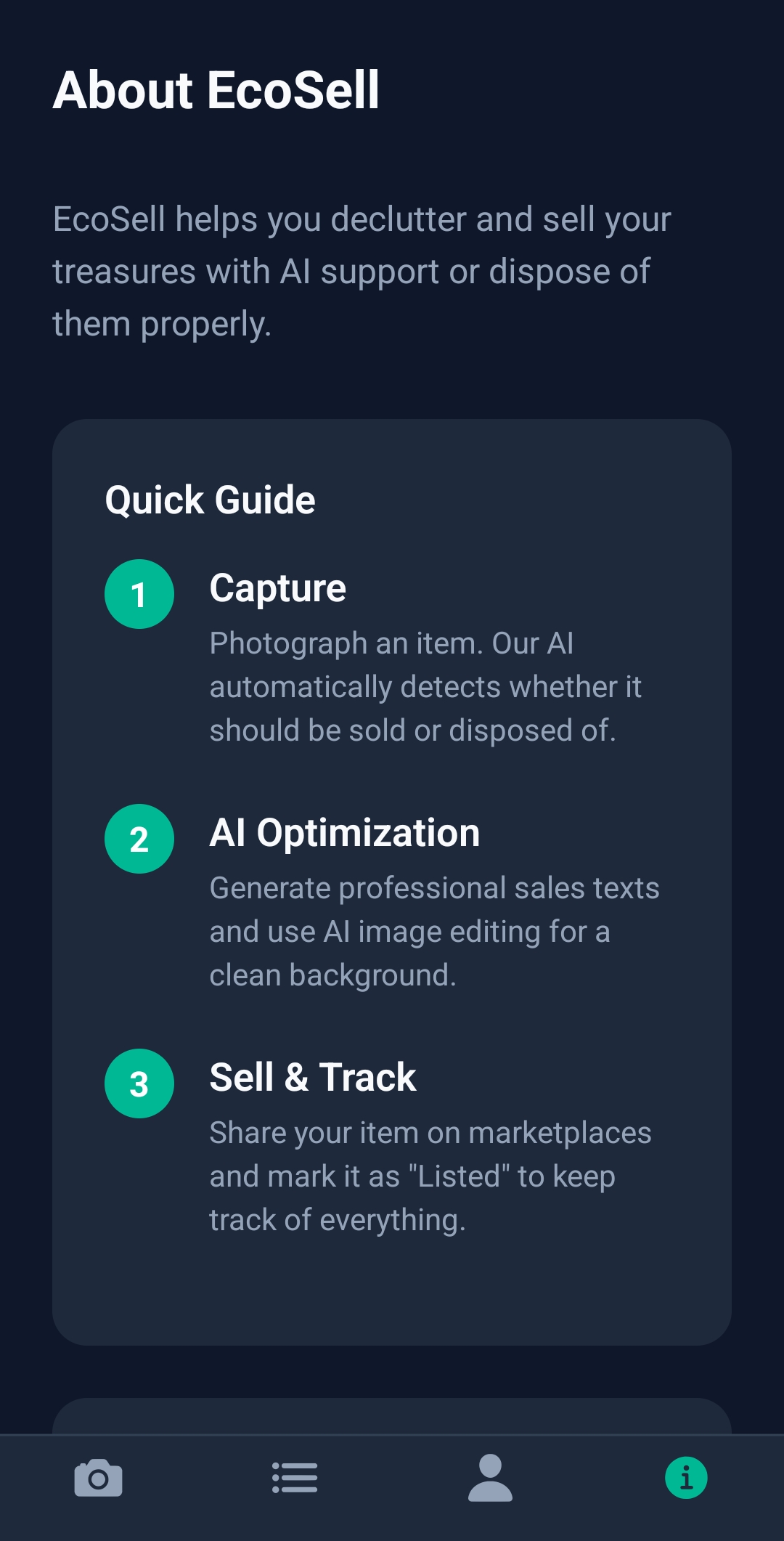 EcoSell App 5